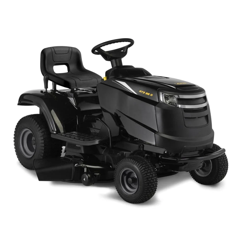 Alpina AT3 98 A – Tractor cortacésped de Gasolina con Motor Alpina de 352 CC, Descarga Lateral y Ancho de Corte de 98 cm