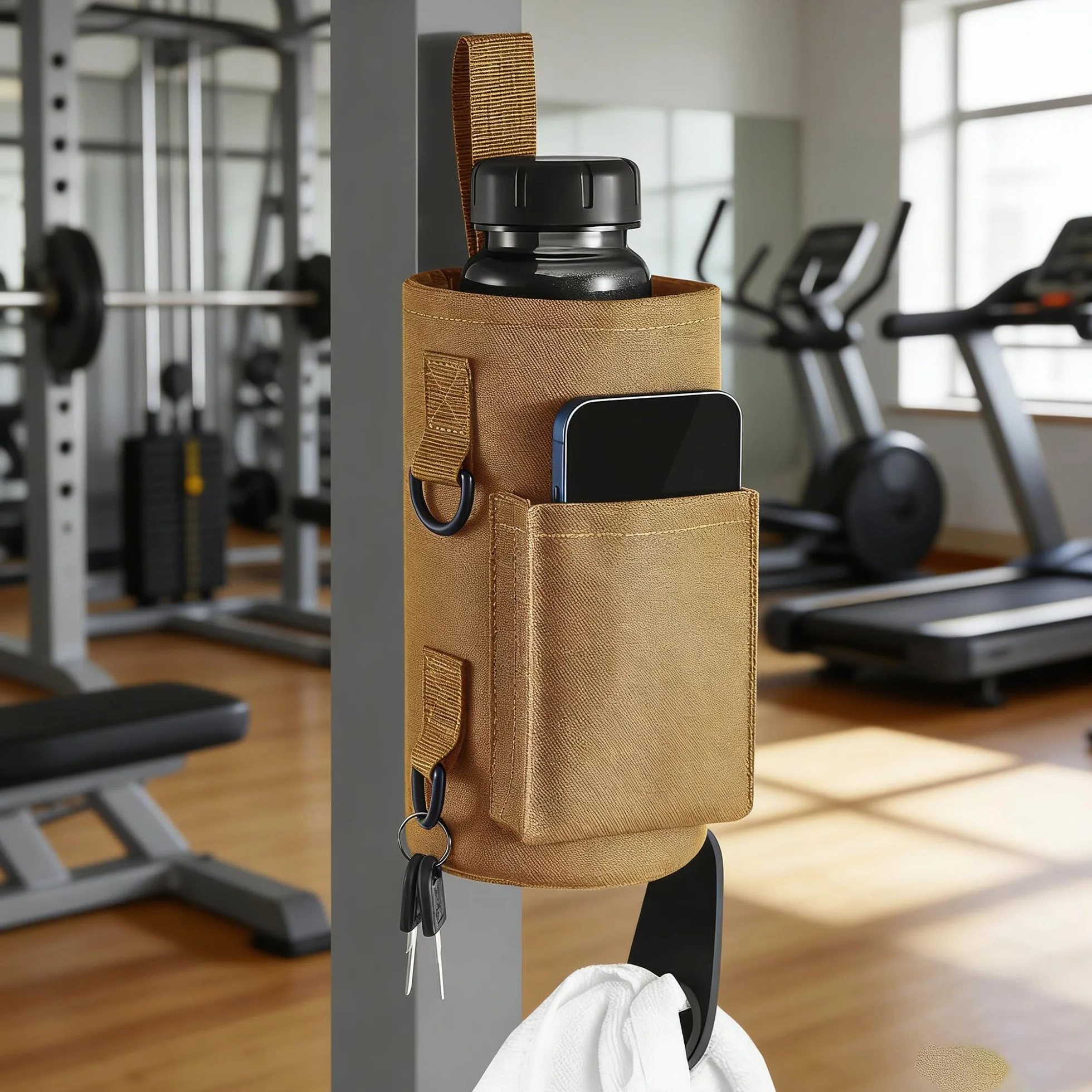 Magnetyczna Torba Fitness, Magiczna Torba do Przechowywania Naklejek, Magnetyczny Stojak na Kubek, Opaska na Ramię do Biegania