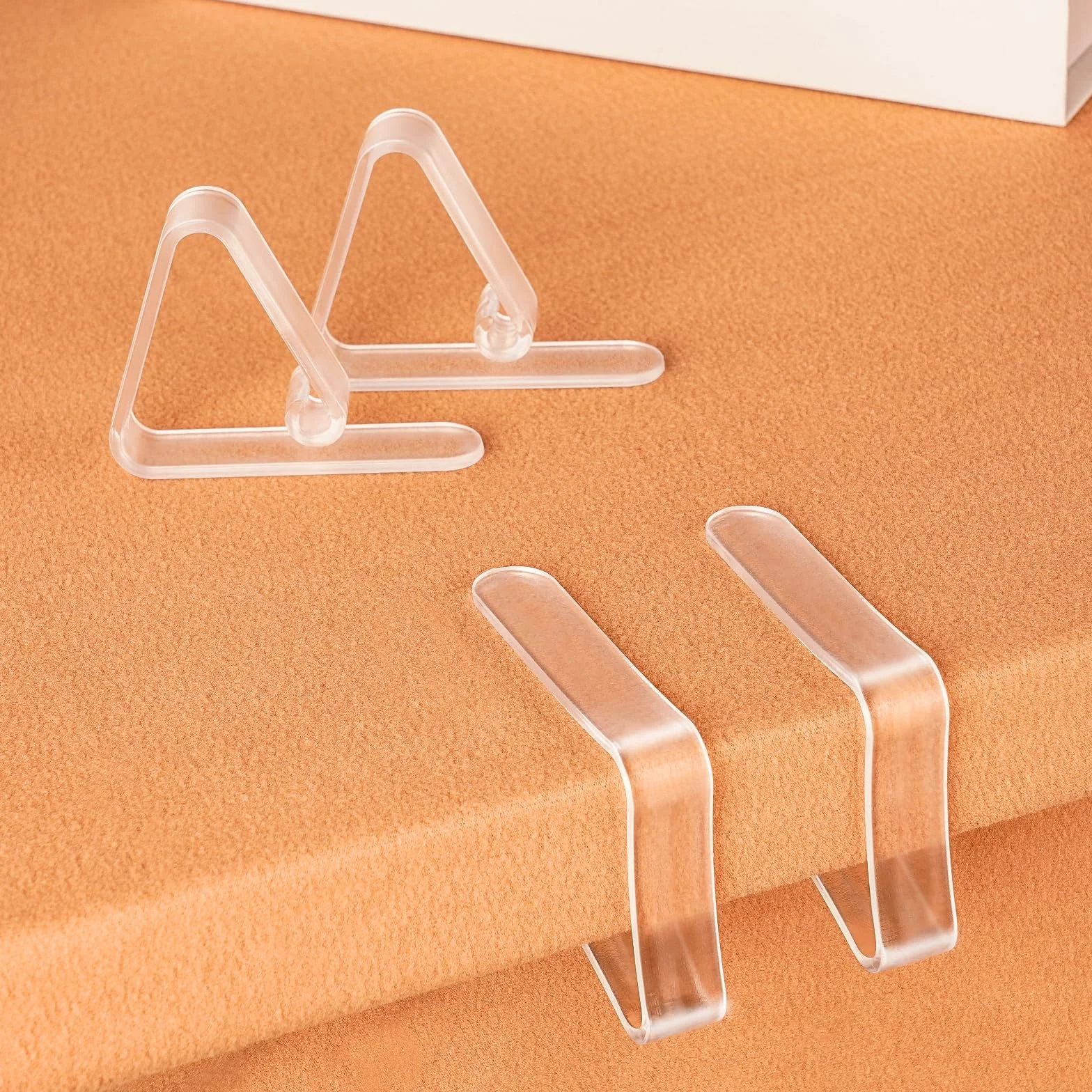 AUAUY 27 Piezas Sujeta Manteles para Mesas, Transparentes Plastico Sujeta Manteles de Mesa Exterior, Sujeta Manteles, Pinzas Sujeta Manteles, Pinzas Mantel Mesa Exterior Plastico para Interior