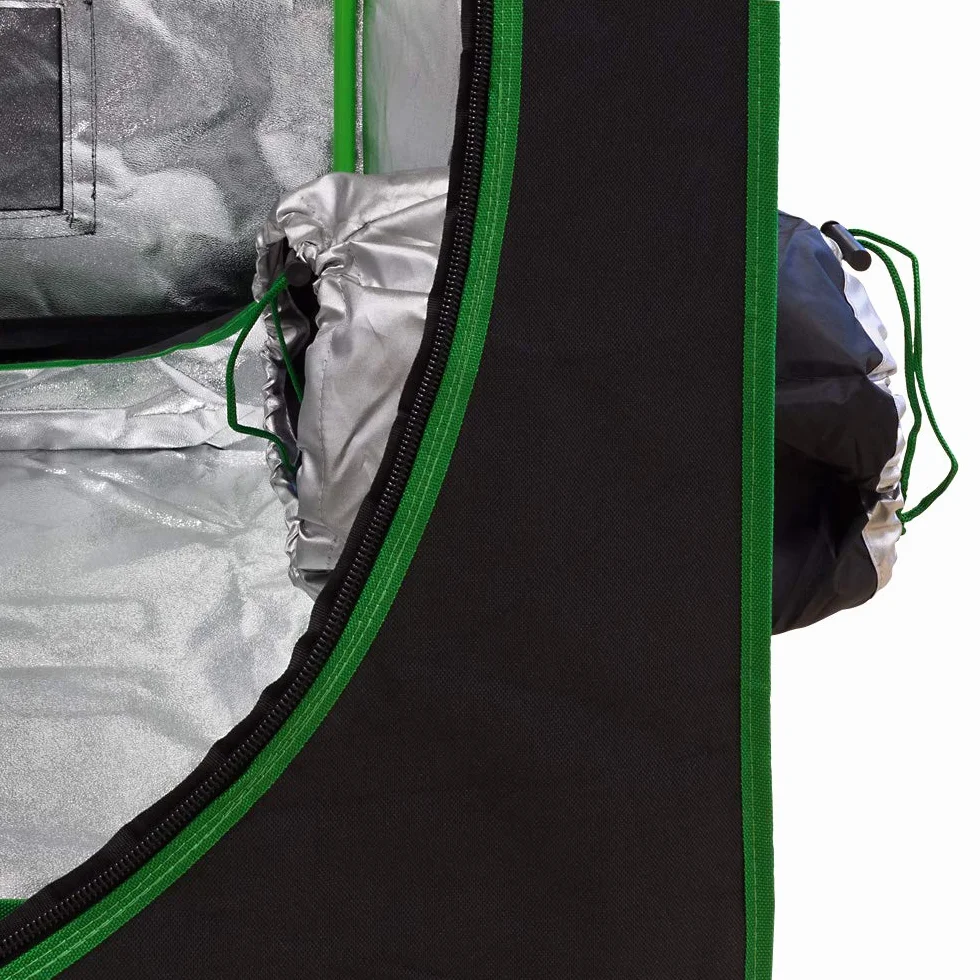 Kingpower 140 x 140 x 200cm Hidroponía Grow Tent Caja de Cultivo Interior Invernadero Tienda de Cultivo Gabinete de cría