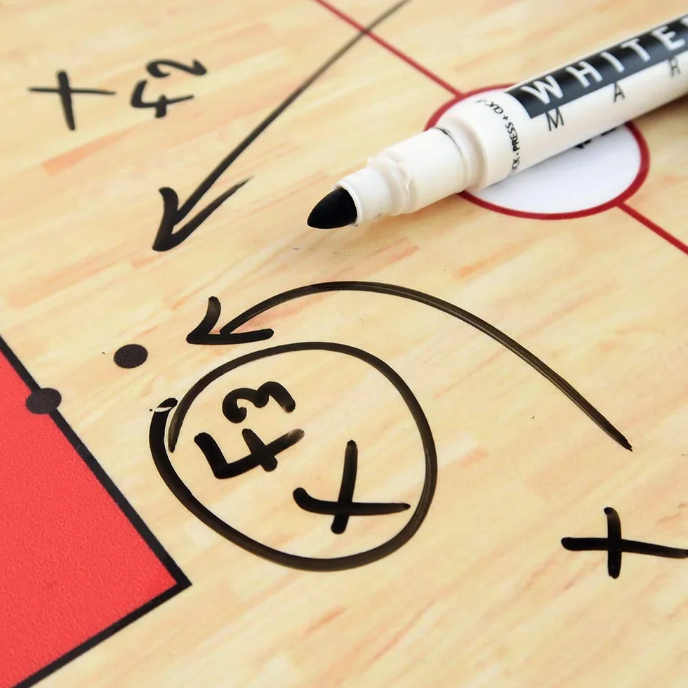 Personalizada Pizarra Táctica Baloncesto Entrenador 35 x 24cm Tablero Borrado Seco