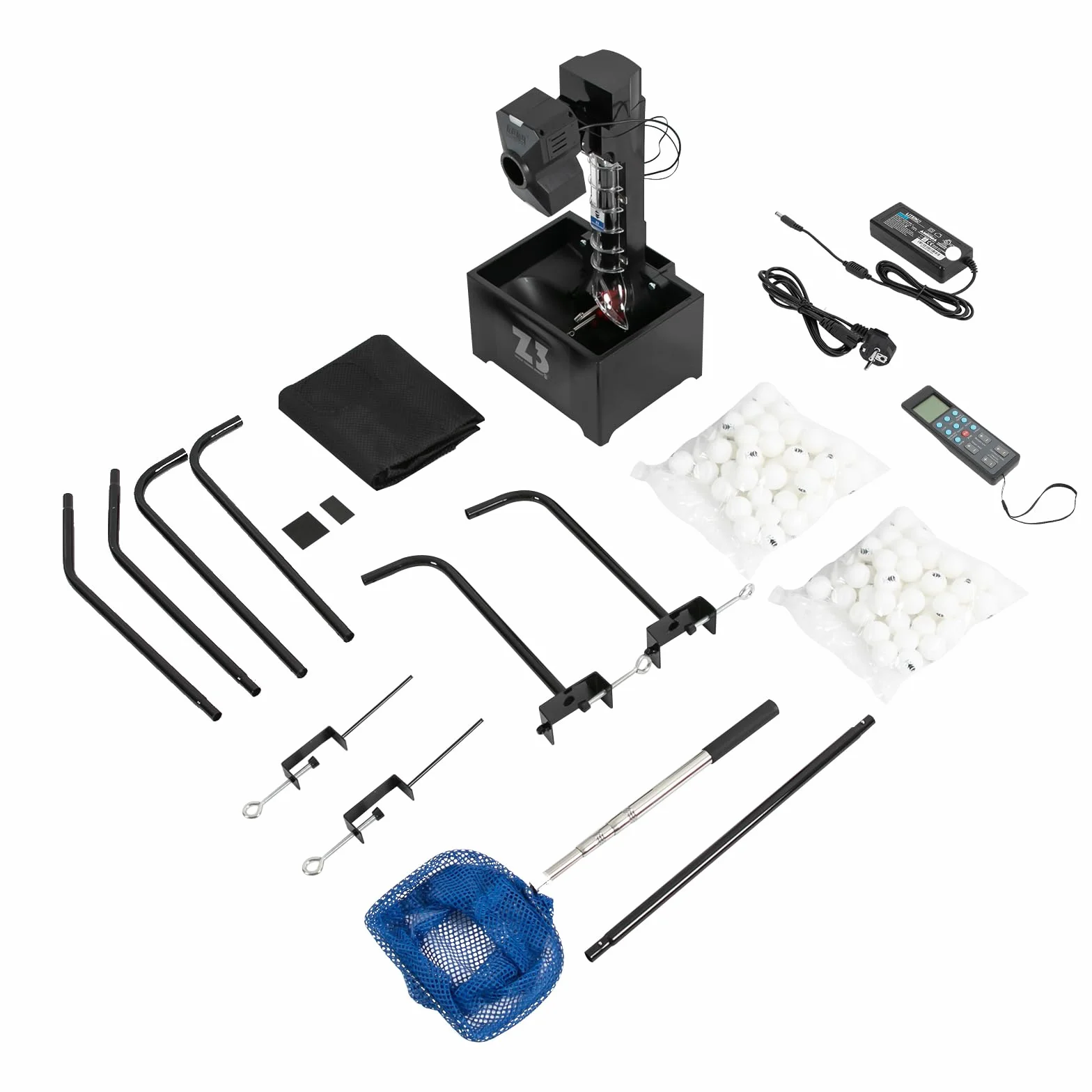 Máquina de Tenis de Mesa Automática 100 Bolas 10 Modos Programables 35-90 Bolas/Min con Mando a Distancia