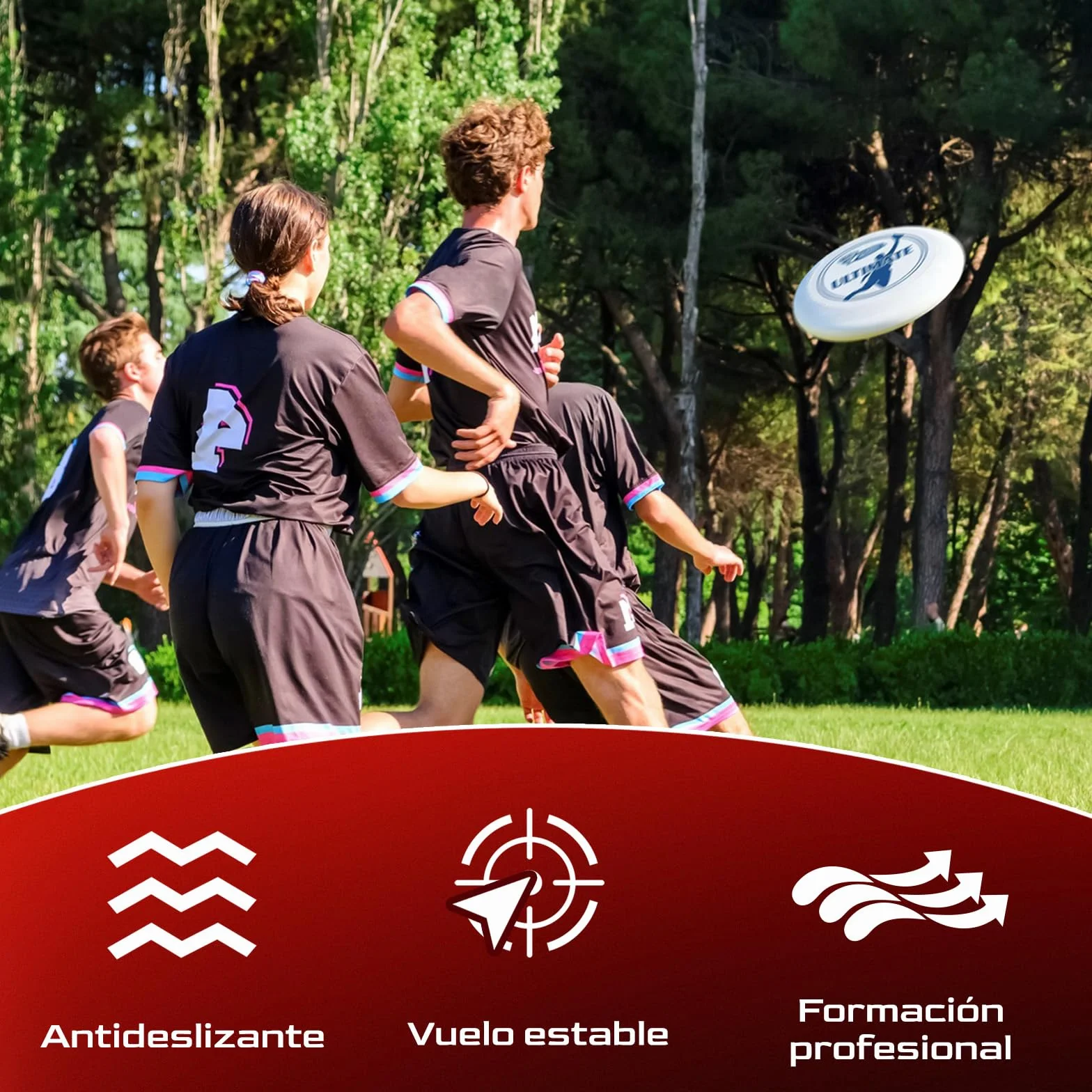 Ultimate Frisbee Oficial 175 g 27,7 cm Disco de Entrenamiento Profesional