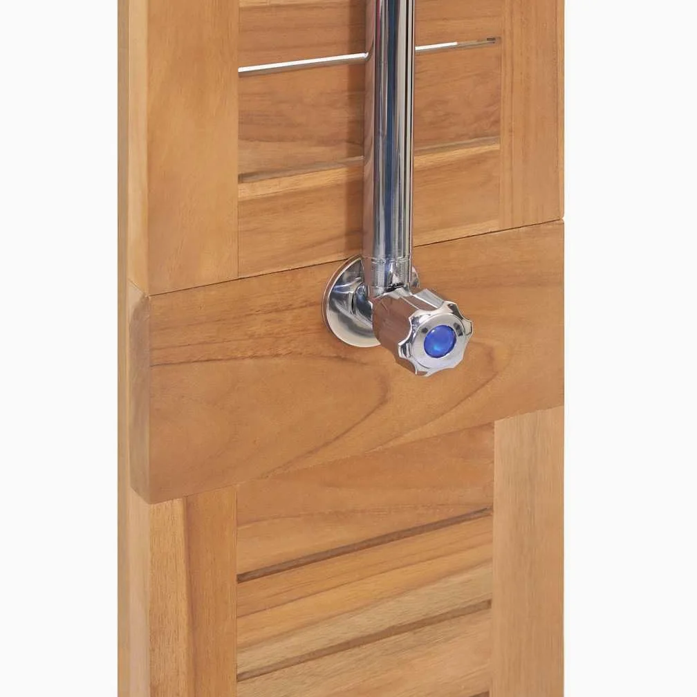 Genérico Ducha de jardín Madera Maciza de Teca 70x75x204 cm,Casa y jardín,Piscina y SPA,Accesorios para Piscinas y spa-44667