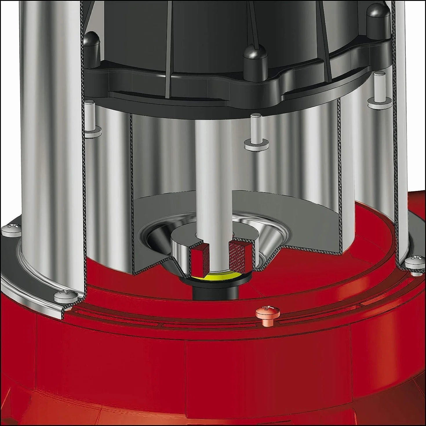 Einhell GC-DW 900N - Bomba de agua de profundidad para pozos (900W, capacidad de 6.000l/h, profundidad max. de 7m, conexión de manguera 33.3mm, sistema de impulsor de 3 etapas) (ref. 4170964)