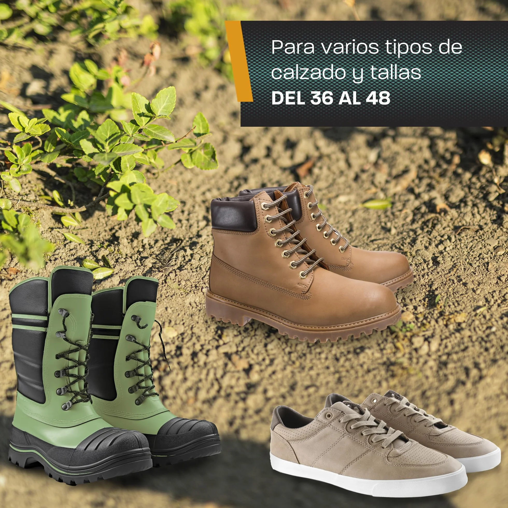 Hinrichs Zapatos Aireador de Césped - Zapatos con Clavos para Airear el Césped - Zapatos Aireadores de Césped con Correa Ajustable Flexible - Escarificador Cesped Manual para Airear el Suelo