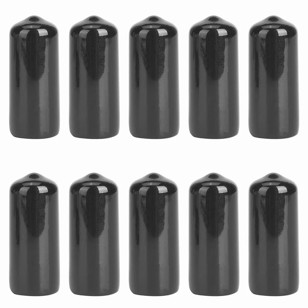 KIMISS Protector de Punta de Taco de Billar, Cubiertas de Goma Duradera, 13 mm, 2 Piezas