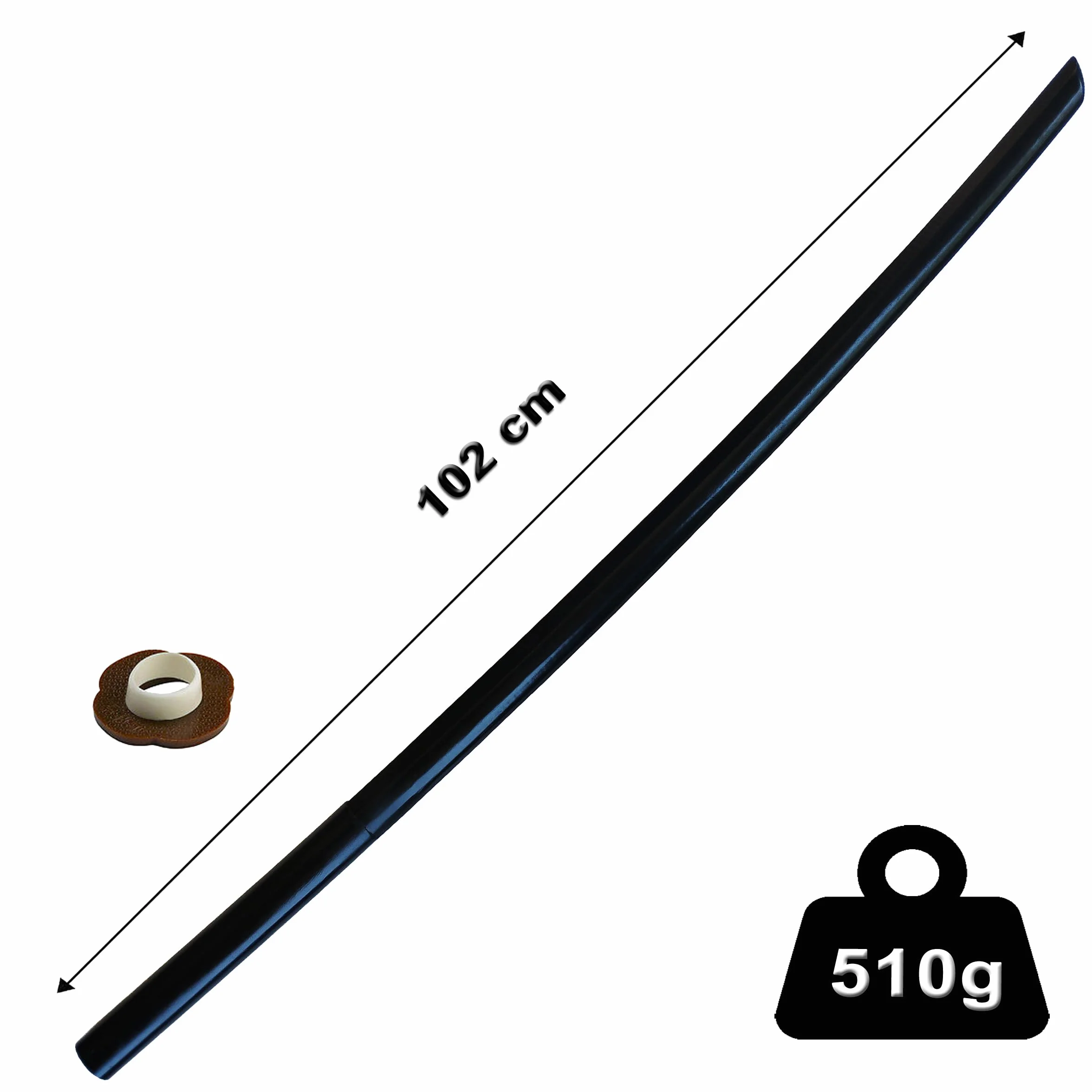 Bokken de madera Suburito Bokuto con Tsuba Entrenamiento Aikido Iaido Kobudo Kendo