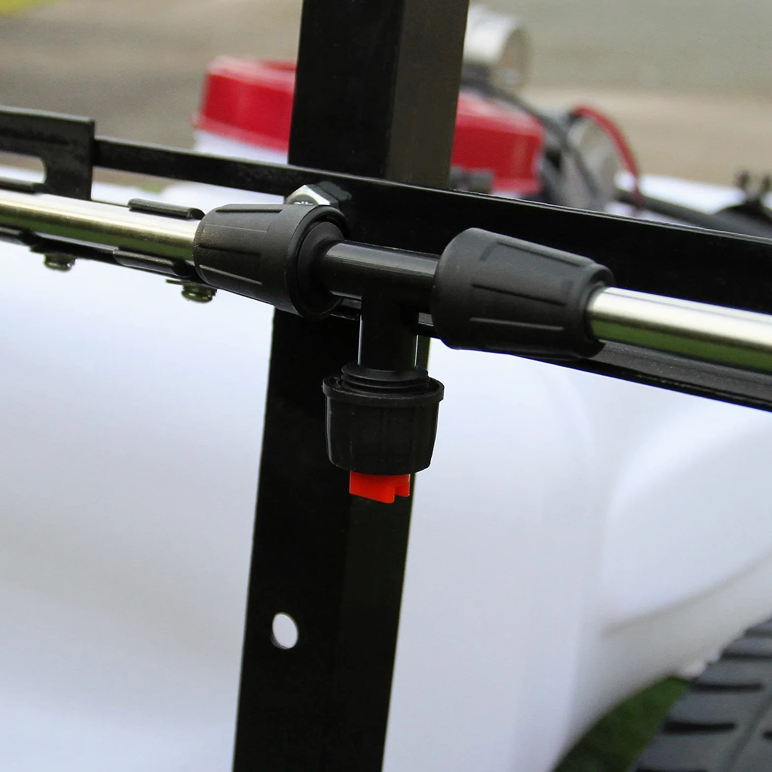 Pulverizador ATV Remolque 12V Tanque 60L Presión 9 Bar Granja Agrícola Tanque Jardín Esparcidor Pesticida Herbicida Fertilizante Abono Líquido Desinfectante Rociador Malas Hierbas + Fijaciones