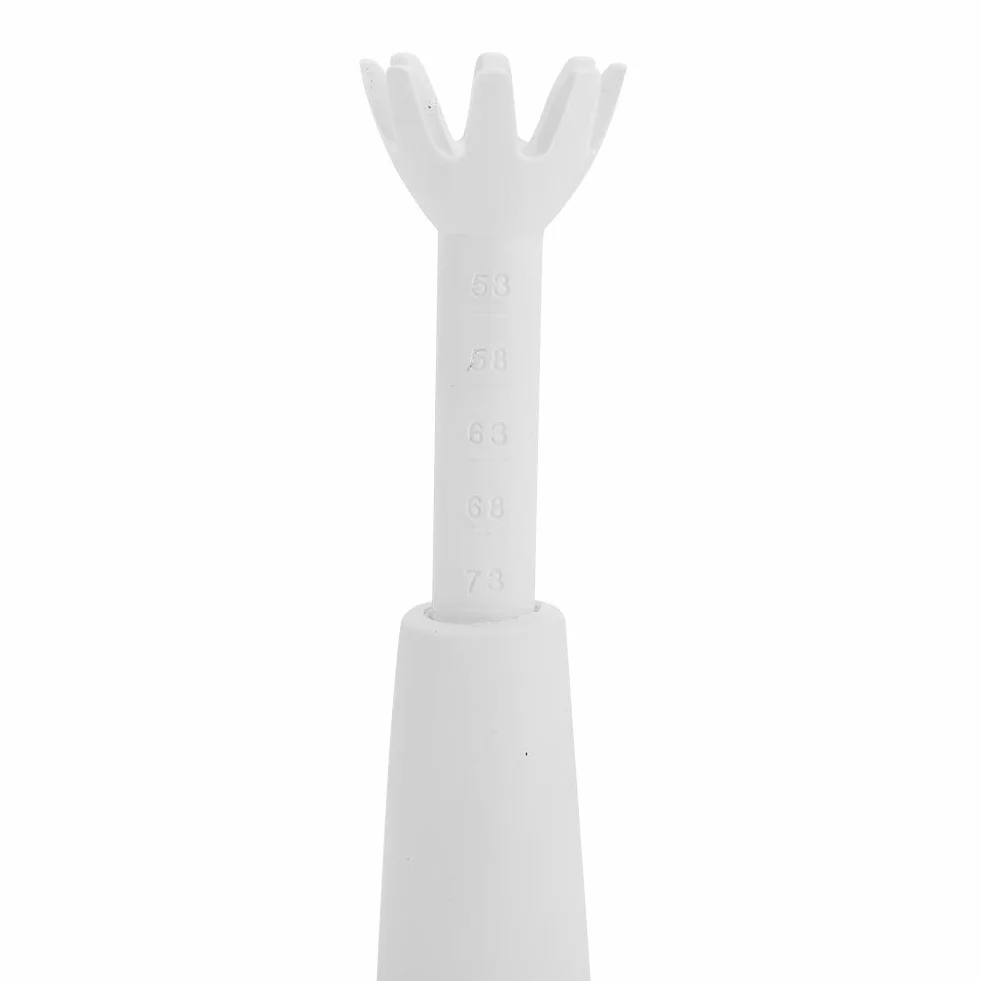 Nikou Accesorio de Golf 2 Piezas Tees de Altura Ajustable Entrenamiento Blanco