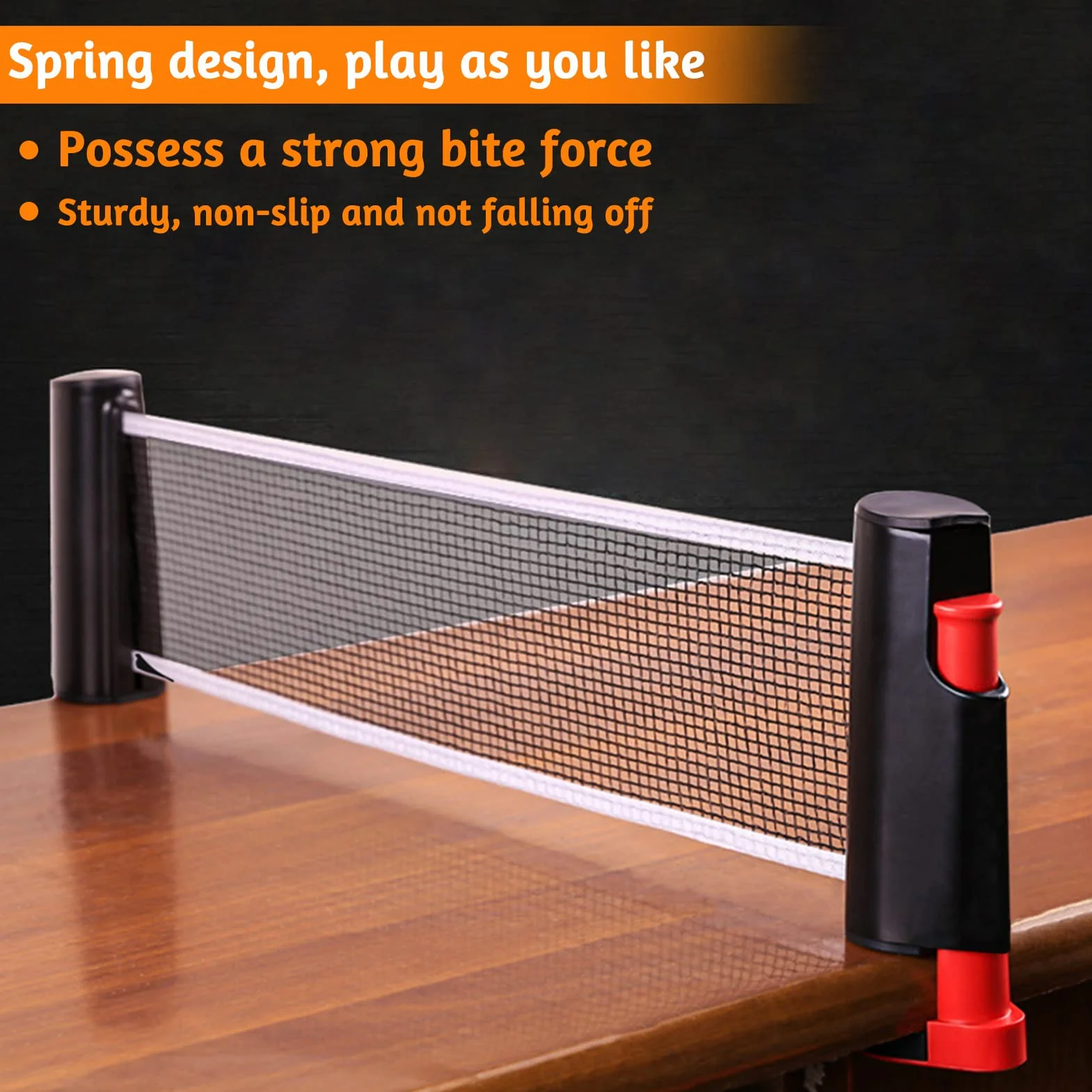 Red de Ping Pong Extensible Portátil para Mesa Familiar