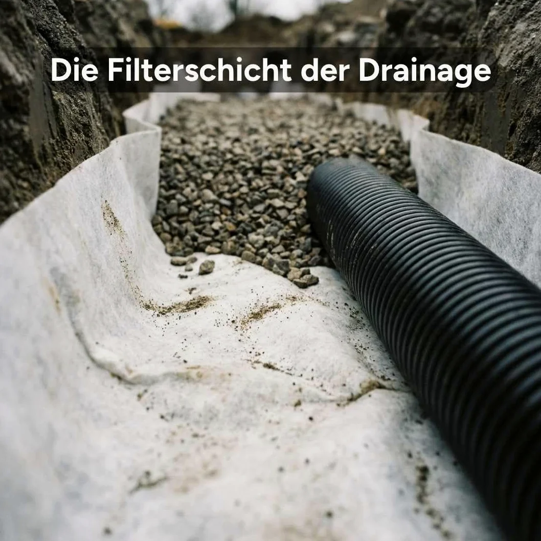 Florade Fieltro de drenaje 120 g/m² – Fieltro de jardín – Geovlies – Geotextil – permeable al agua, resistente a los rayos UV, apto para plantas, biológicamente resistente 100 cm 50 m