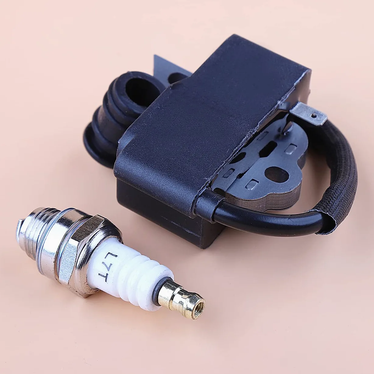 Kit de bujías y Bobina de Encendido for Motosierra CS-370, CS-400, CS-420ES, CS-370F y CS-400F (Pieza A411000264) Piezas de jardín