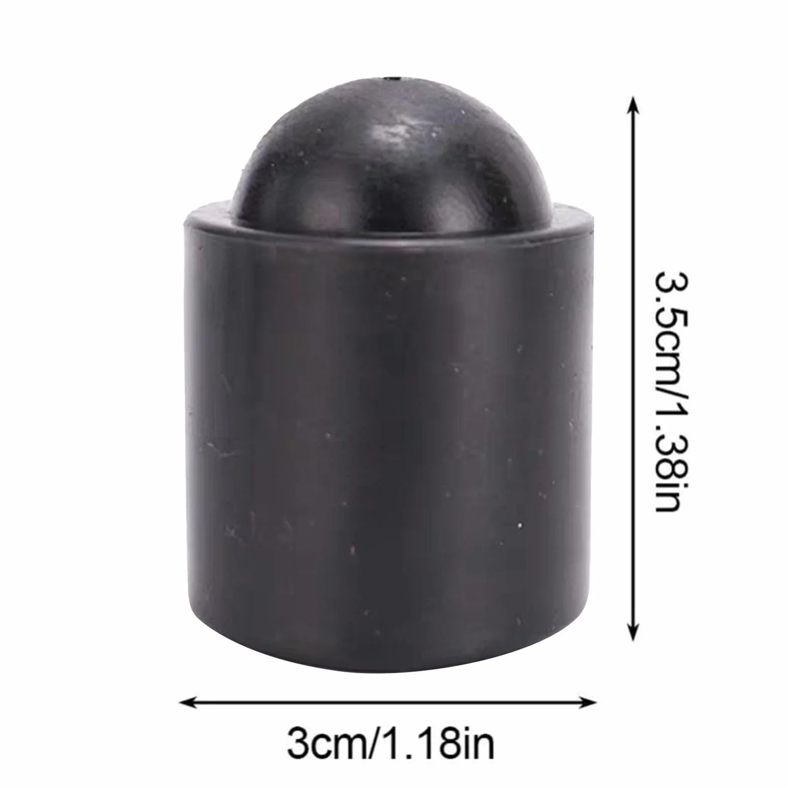 Tapón de goma para taco de billar, funda elástica 3x3.5 cm