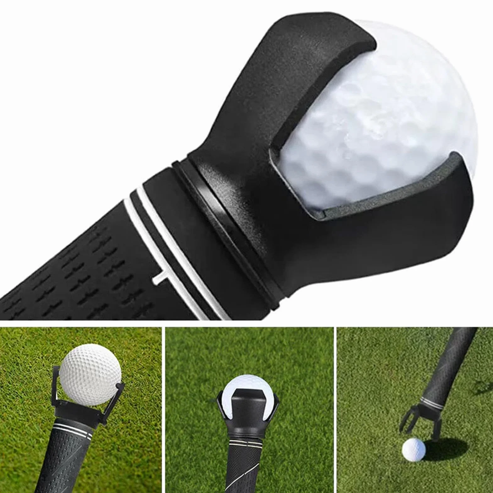 Recuperador de Pelotas de Golf, Agarrador de Ventosa, Herramienta Portátil para Recoger Pelotas