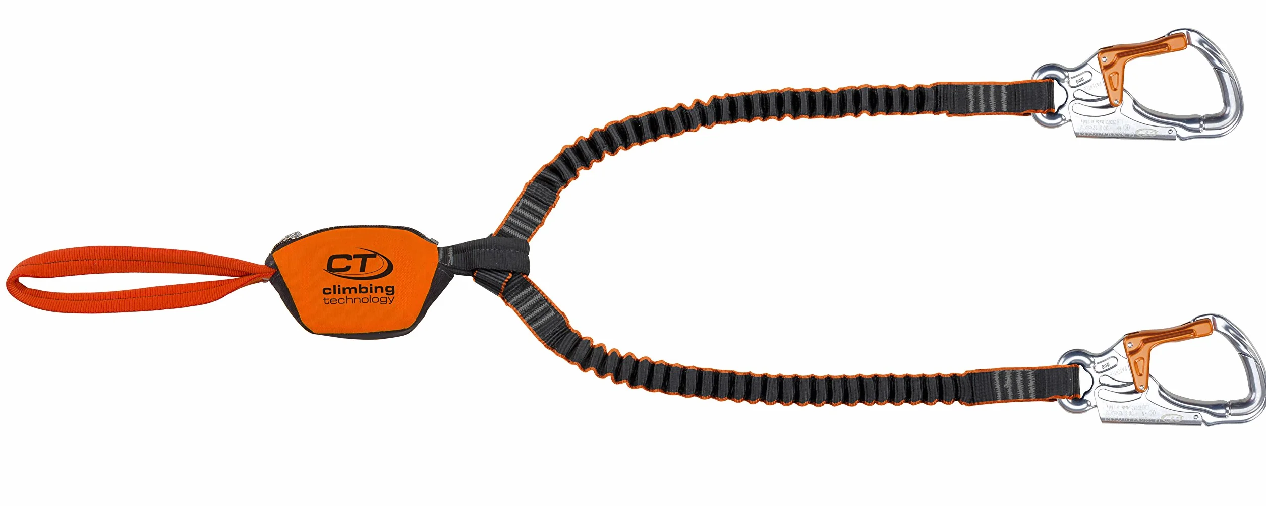 Climbing Technology Top Shell Slider Set Ferrata Unisex Adulto Naranja Gris Talla Única