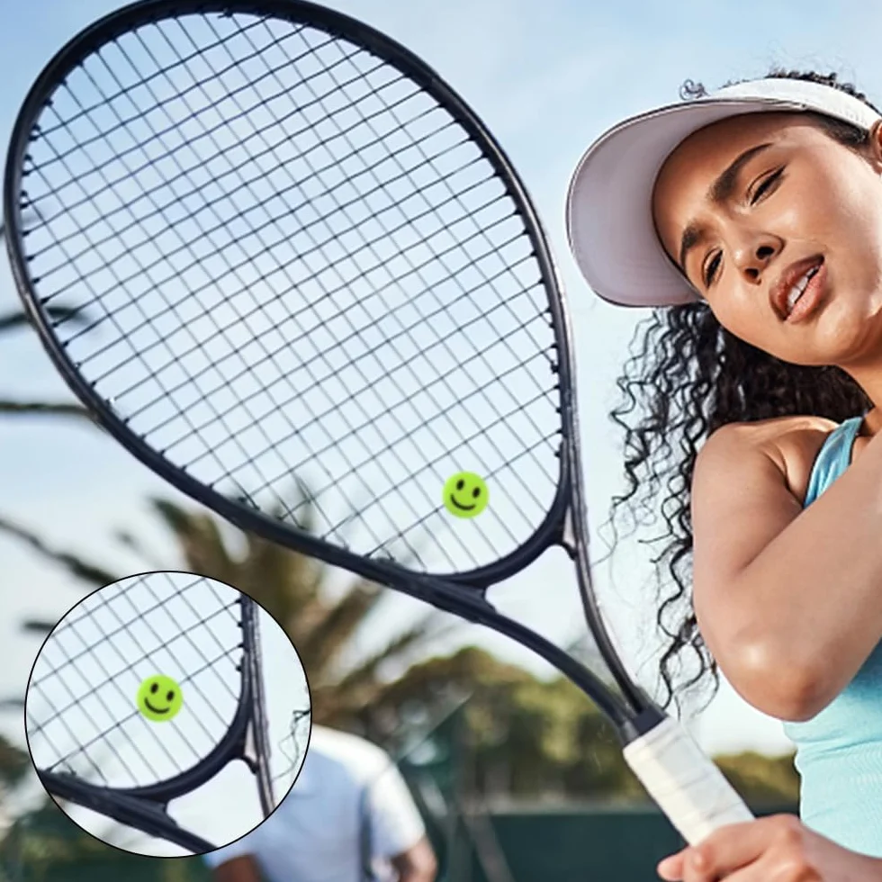 FYACCD Amortiguador Raqueta Tenis 3 Piezas Silicona para Bádminton Accesorios