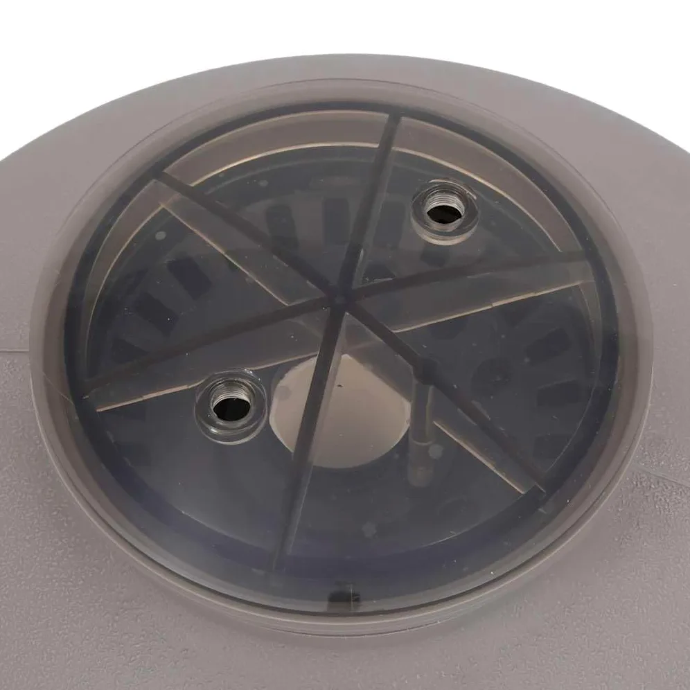 Filtro de arena para piscina con válvula lateral de 6 vías, color gris, plástico duradero para jardín, piscina, jacuzzi, spa y piscina de agua, incluye conexión para bomba de 0,75 CV