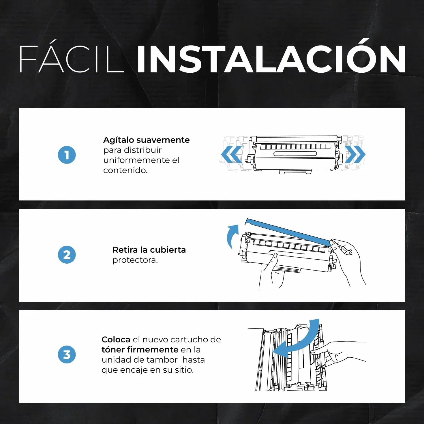 Cartuchos de Tóner Compatibles TN2420 para Brother MFC-L2710DW HL-L2310D HL-L2350DW (2 Unidades)