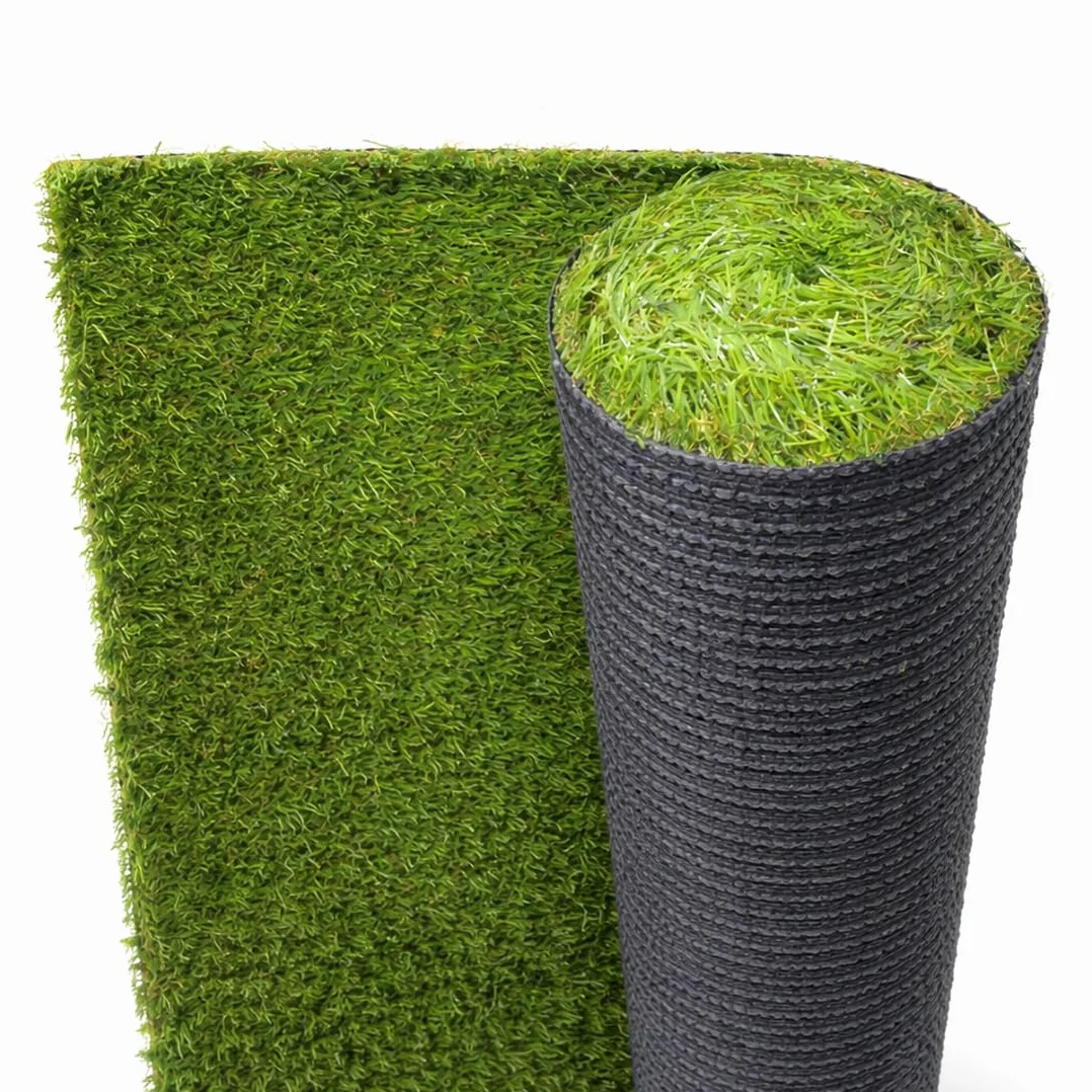 Acomoda Textil – Césped Artificial Alta Densidad 20mm para Interior Exterior. Rollo Hierba Sintética con Orificios Drenaje y Fácil Instalación para Jardín, Terraza, (Altura 20mm, 1x2,5m)