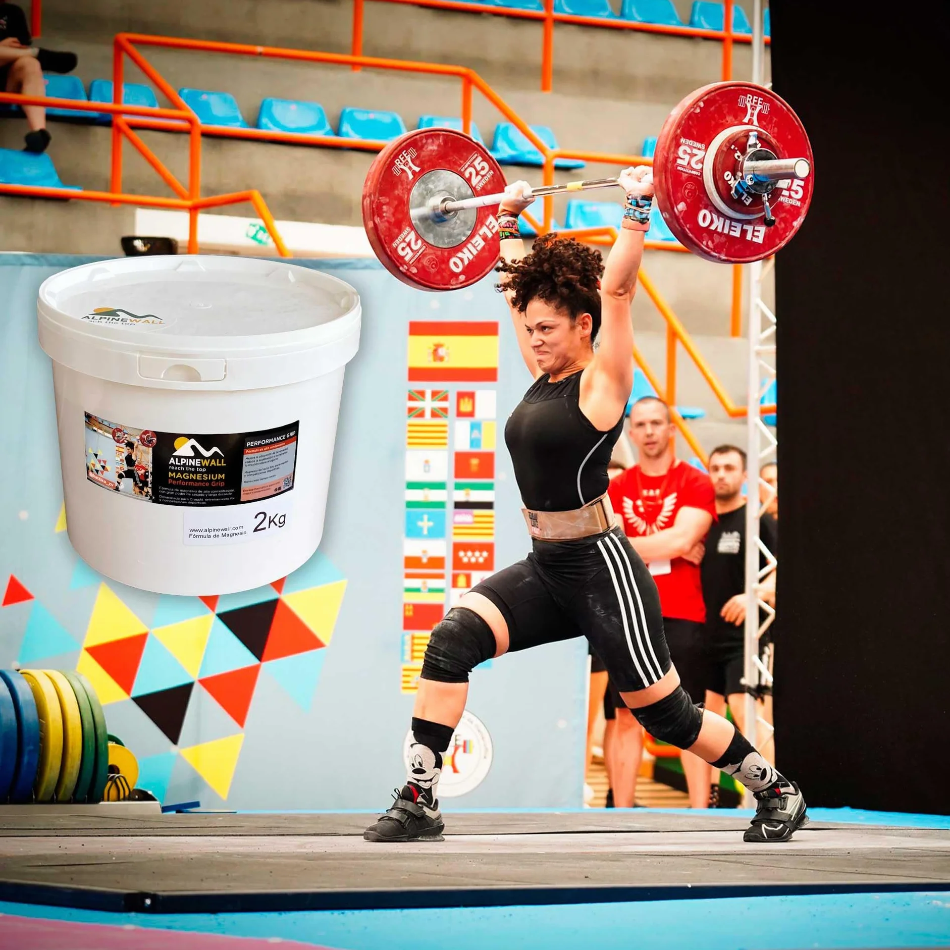 MAGNESIO 2Kg Cross Training Performance Grip+ Fórmula Mejorada de Alto Rendimiento