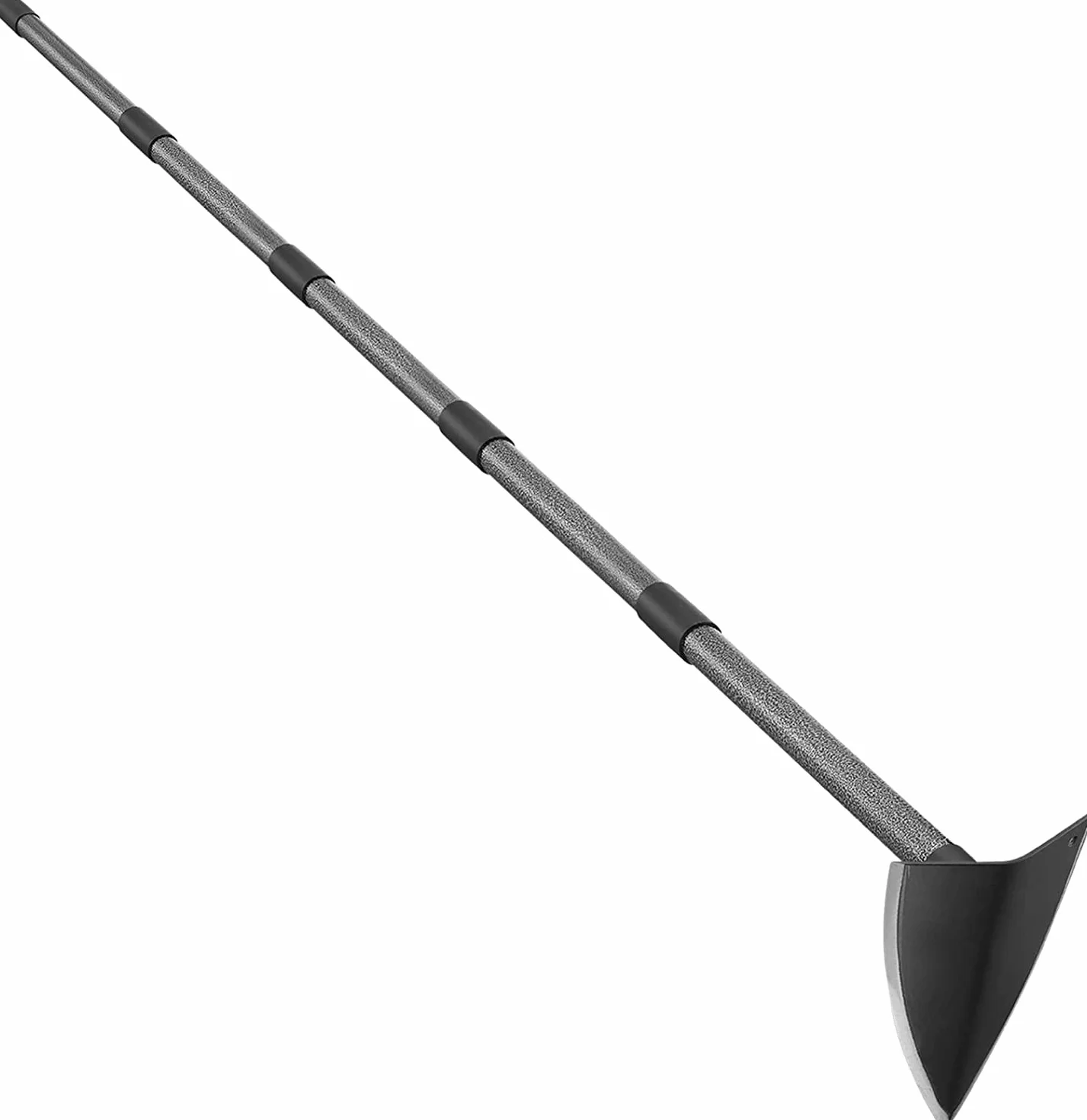 Azada de Jardín, Azada Herramienta de Jardín Azada de Jardín Triangular con Cuchilla Afilada para Cavar, Desyerbar, Cortar y Perder Tierra - Mango de Metal con Longitud Ajustable (182cm)