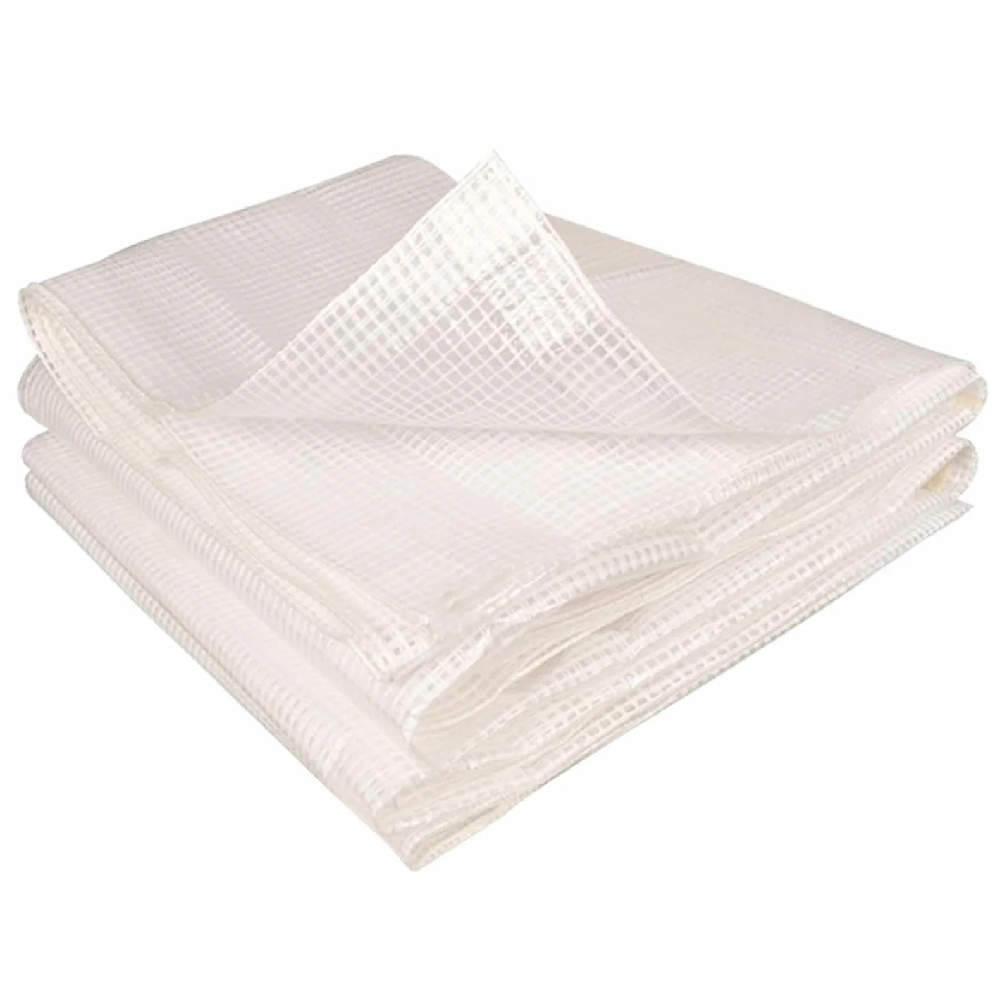 IDMarket - Lona blanca de repuesto de 140 g/m² y 12 m², para invernaderos de túnel.