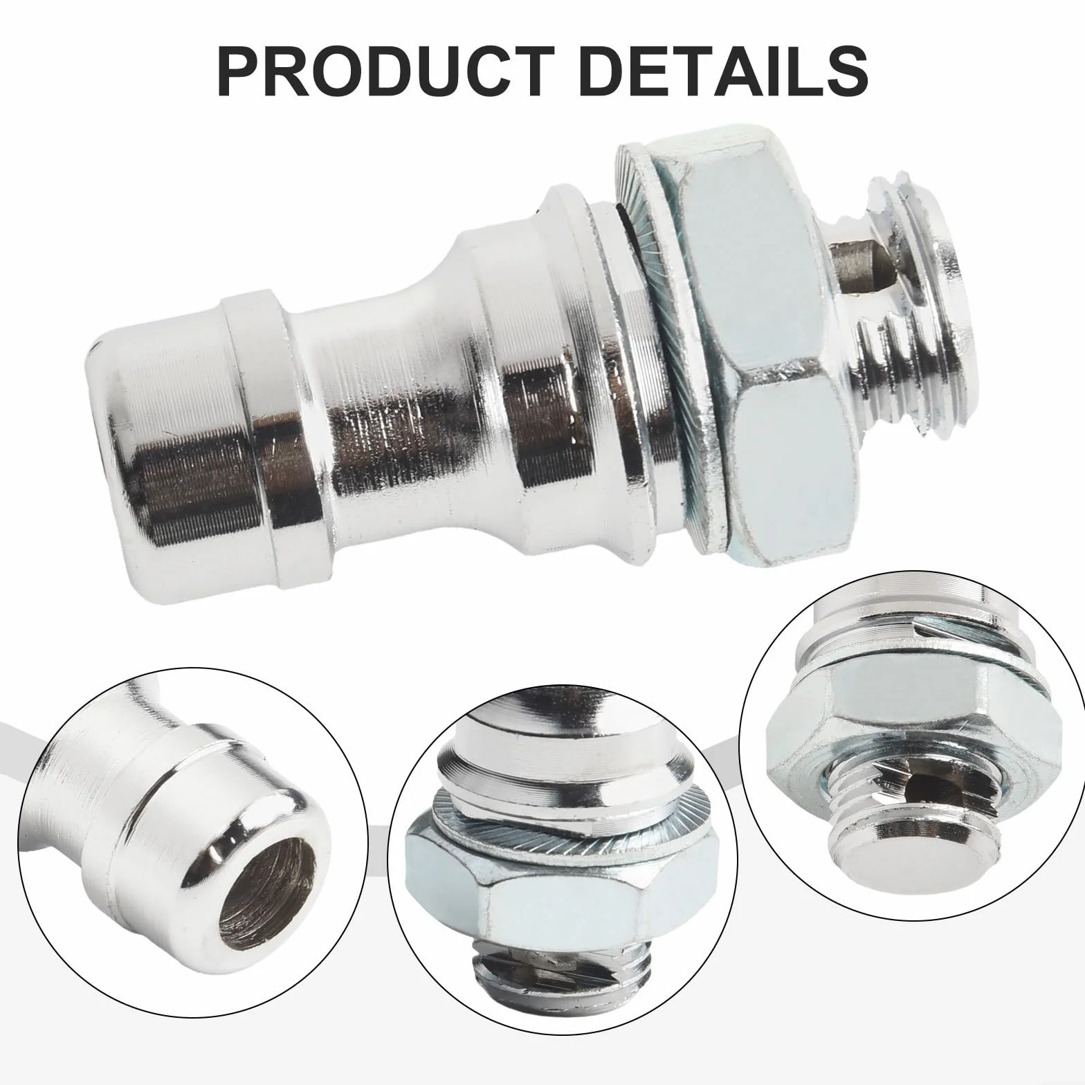 Kit de lavado de cubierta de cortacésped eficiente 737-04003D Accesorio de conexión rápida Boquilla de metal Juego de limpieza para equipos de jardín Stri mmers sopladores de nieve