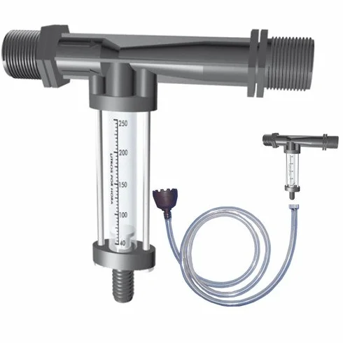 Inyector Venturi de fertilizante 50Ø 12mm. Caudal máximo de riego 12.000 litros / hora. Caudal máximo fertilizante 600 litros a 3 bar de presión. Rosca 1" macho. fabricado en España