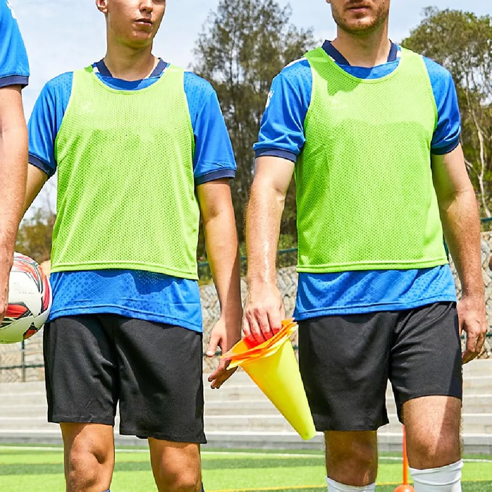 Petos de Fútbol XL 70x62cm para Adulto y Jóvenes, Altura 170-200cm