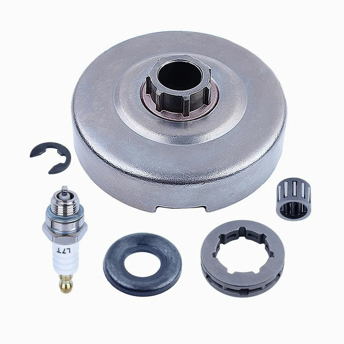 Conjunto de bujía de embrague de motosierra compatible con modelos 372, 371, 365, 362, XP, 2172, 2171, 2165 y 2163
