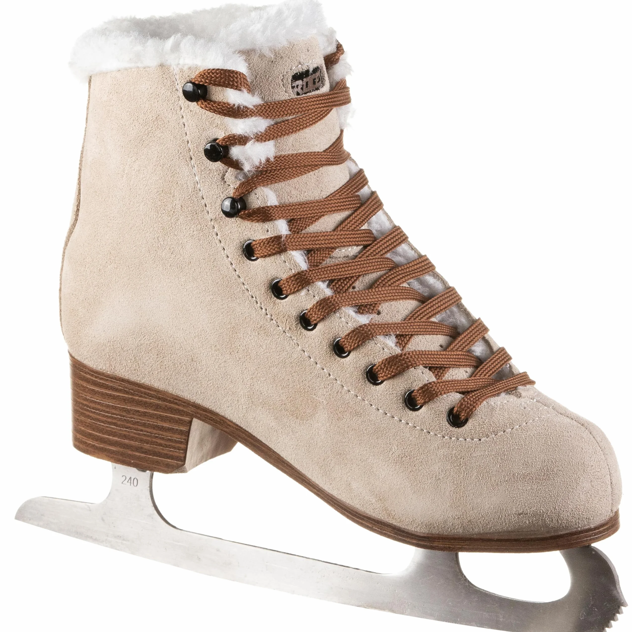 ROCES Suede Eco-Fur Patines de Hielo para Mujer