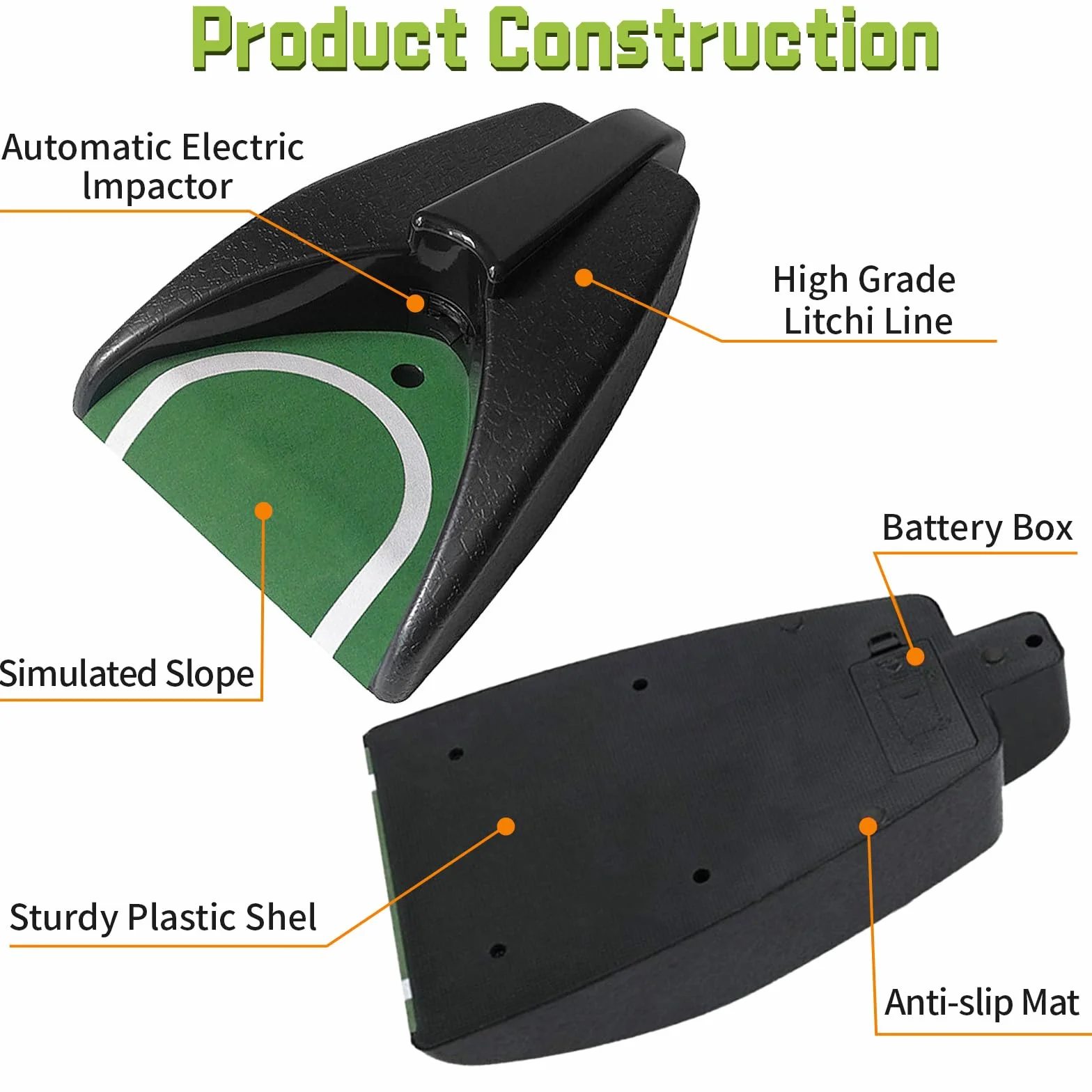 Lanzador automático de bolas de golf, máquina de retorno para práctica al aire libre