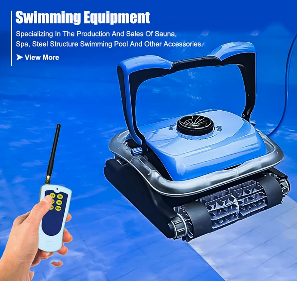Aspirador de piscina Limpiador robótico de piscina completamente automático con escalada en la pared, dos canastas de filtro más grandes y cable flotante de 50 pies, fácil de limpiar Piscina sobre/en