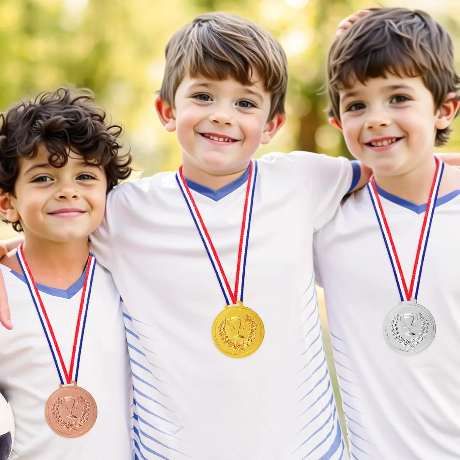 Medallas de Metal 5 cm Oro Plata Bronce para Premios Deportivos