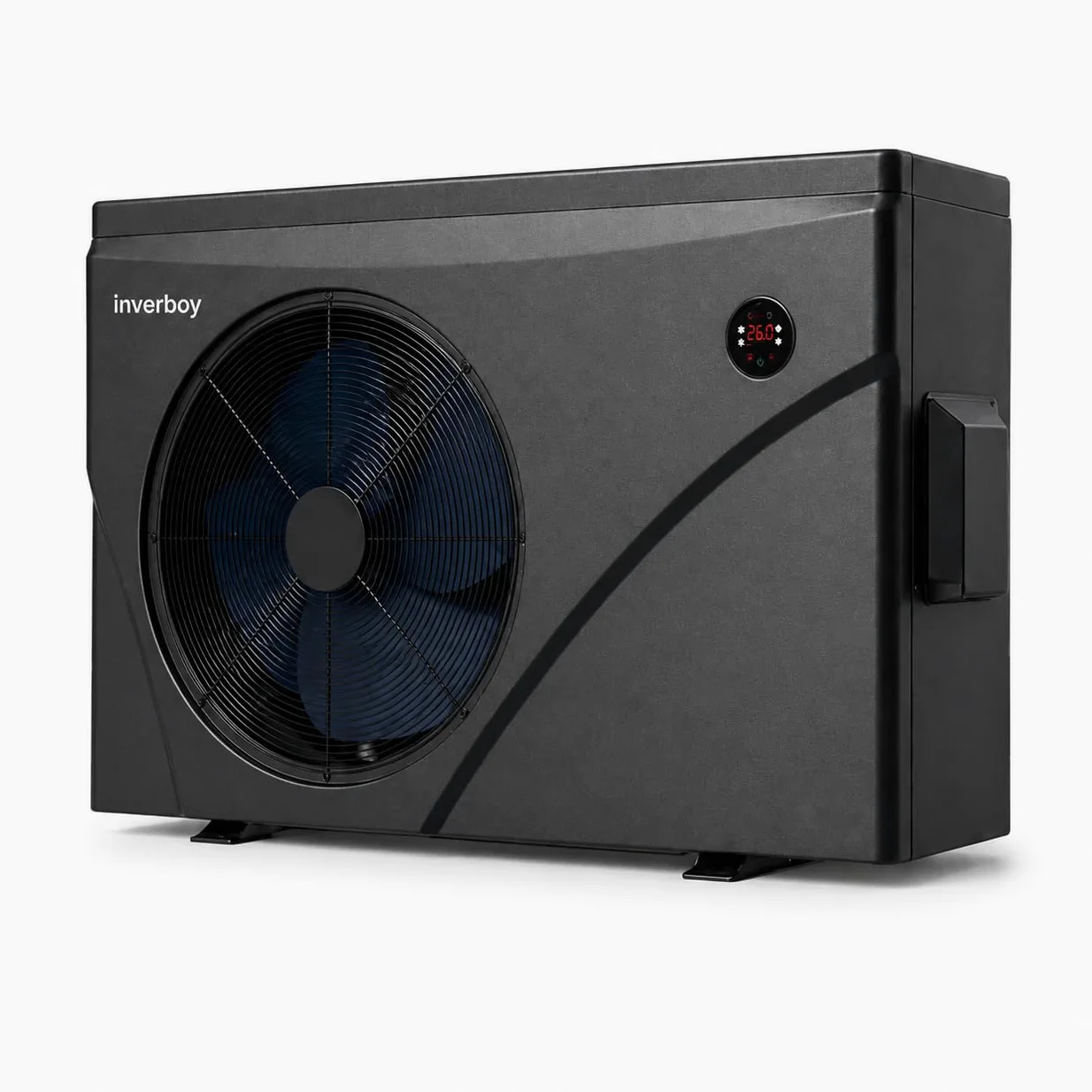 Inverboy Bomba de Calor para Piscina con WiFi, Clase Energética A, Funcionamiento Desde 0 °C, Modelos de 7 kW a 18 kW (7, Kilovoltios)
