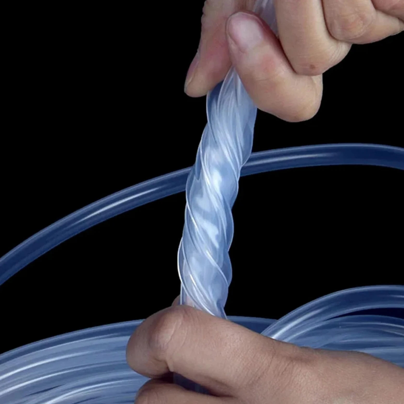 Manguera Riego Goteo Manguera de tubo silicona, dispensador agua resistente a altas temperaturas, bomba peristáltica transparente(5 Meter,ID9x OD13.0mm)