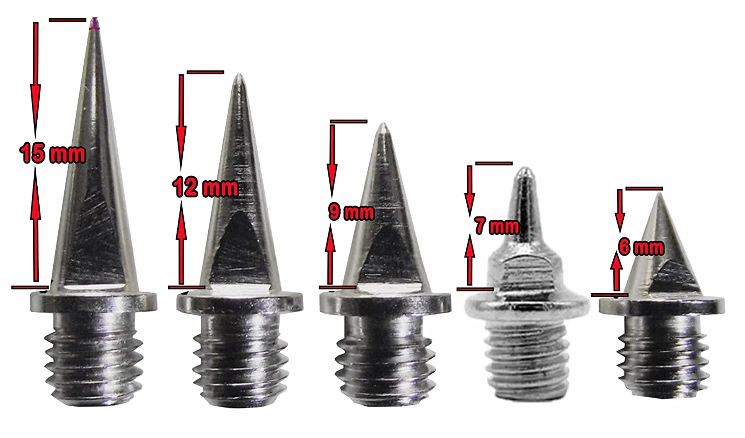 Clavos de 7mm para Atletismo en Pista | Pinchos universales con Llave incluida