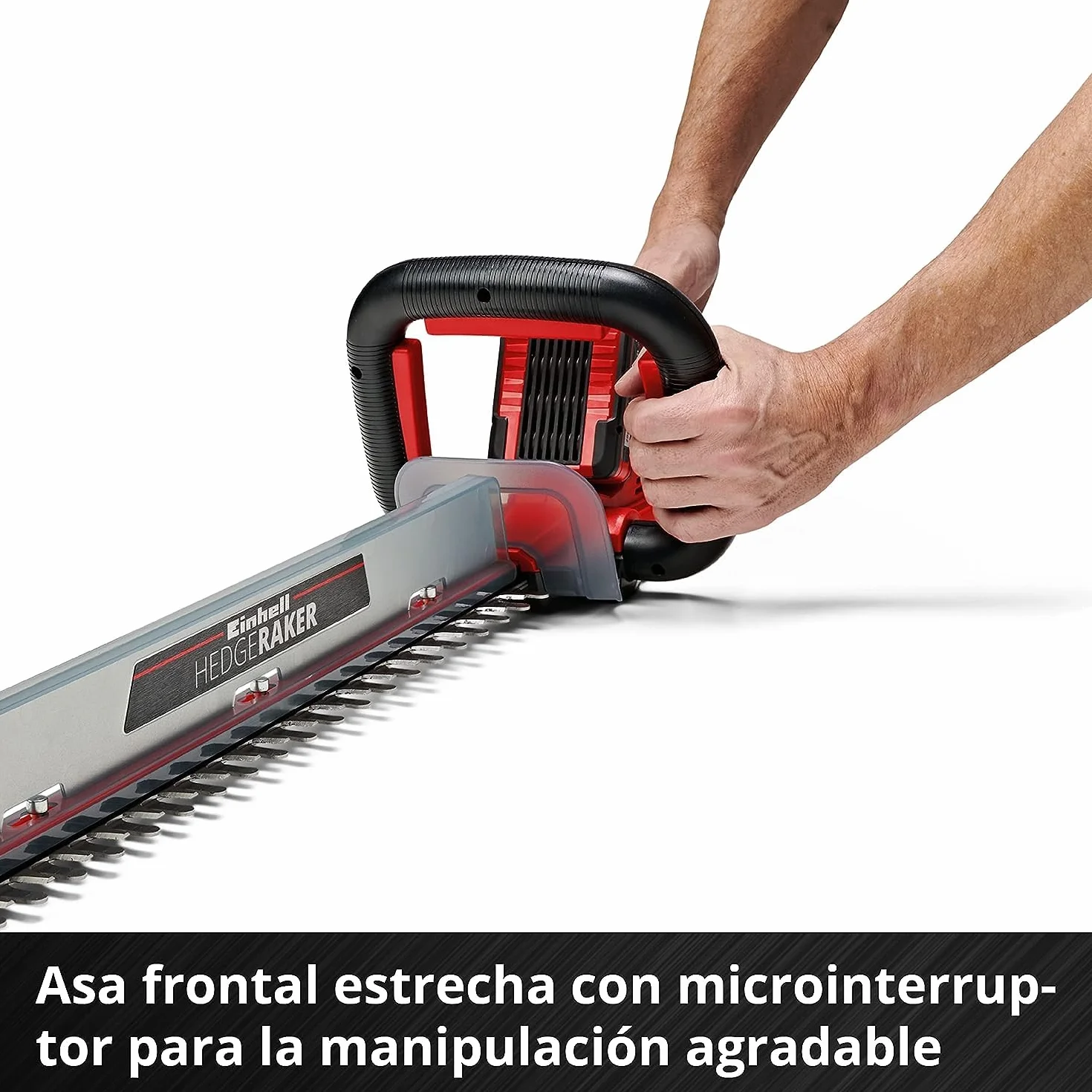 Einhell Cortasetos con batería ARCURRA 18/55 Power X-Change (18 V, 55 cm de Longitud de Corte, 18 mm Distancia Entre Dientes, colector de Recortes, asa Frontal Estrecha, sín batería)