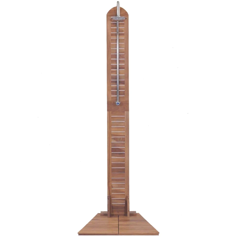 Homgoday Doia de jardín de madera maciza de teca, 70 x 75 x 204 cm, muebles para casa, interiores y exteriores, salón, dormitorio