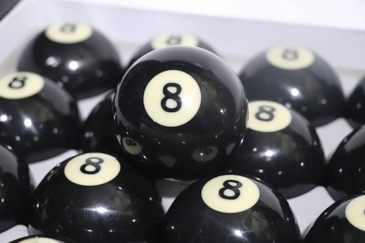 Standard Regulation Size 2-1/4 Billiard #8 Ball Replacement Pool Cue