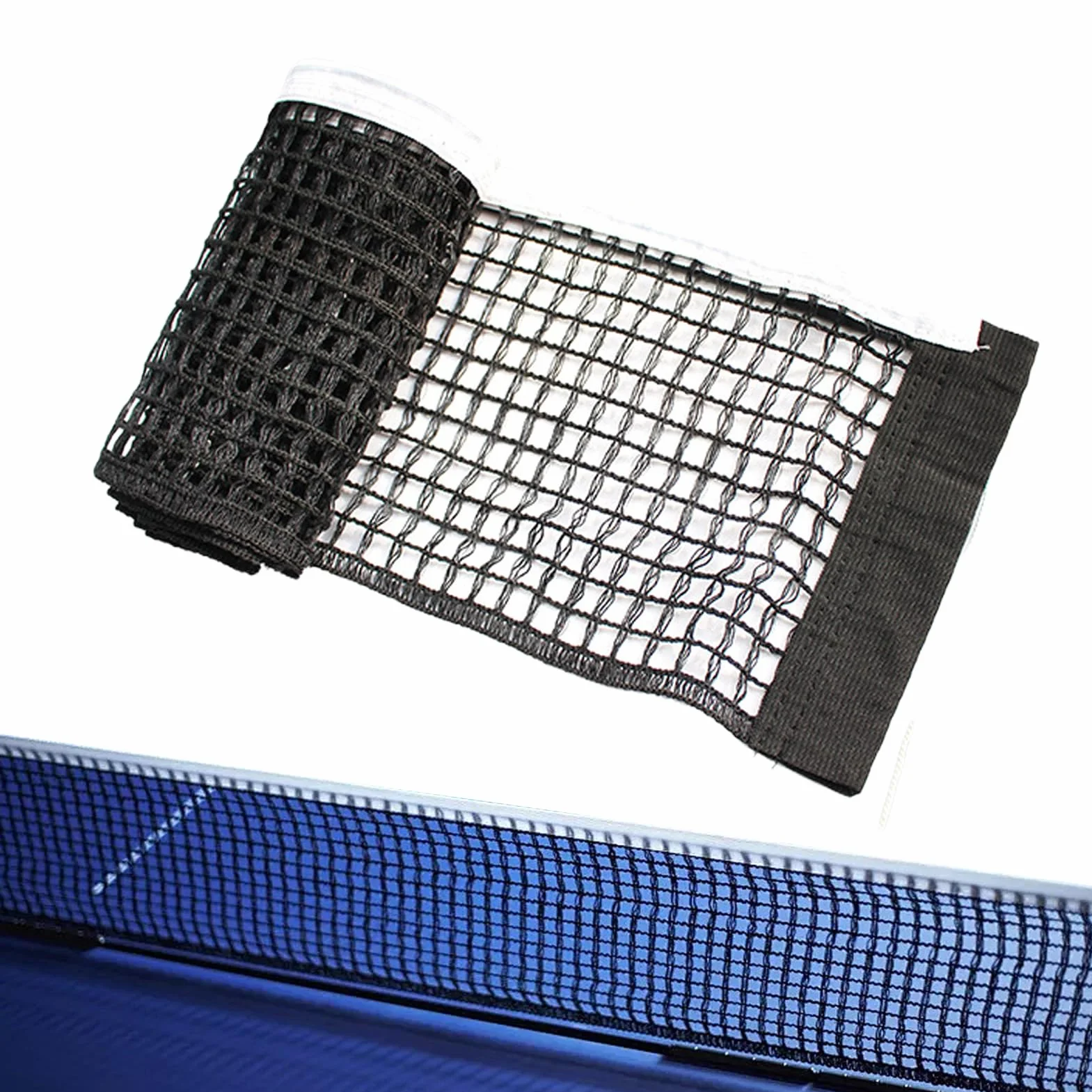 Red de Mesa de Repuesto 180x15 cm Portátil Ping Pong Durable para Interiores