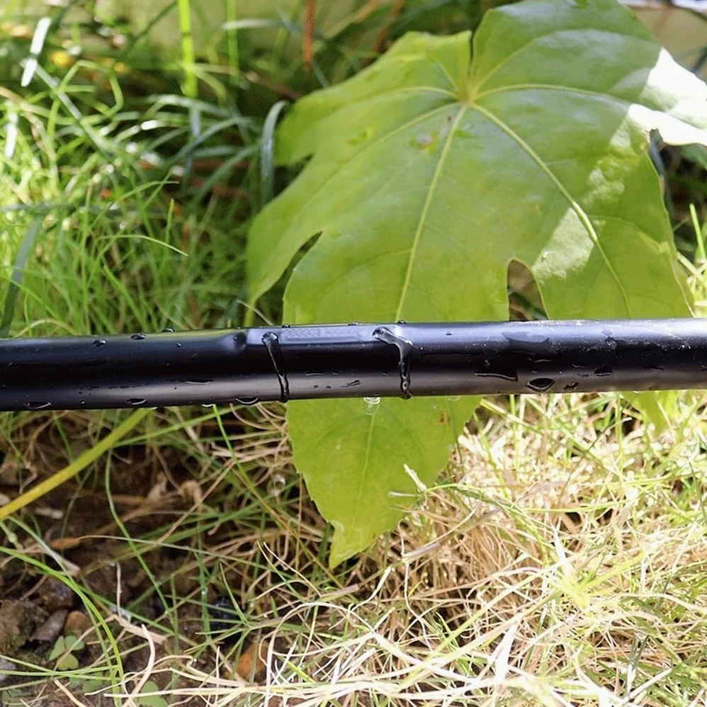 Cinta de riego por goteo para plantas. Sistema de riego por goteo con manguera de riego por goteo de lluvia(Space 30cm,16mm 100m)