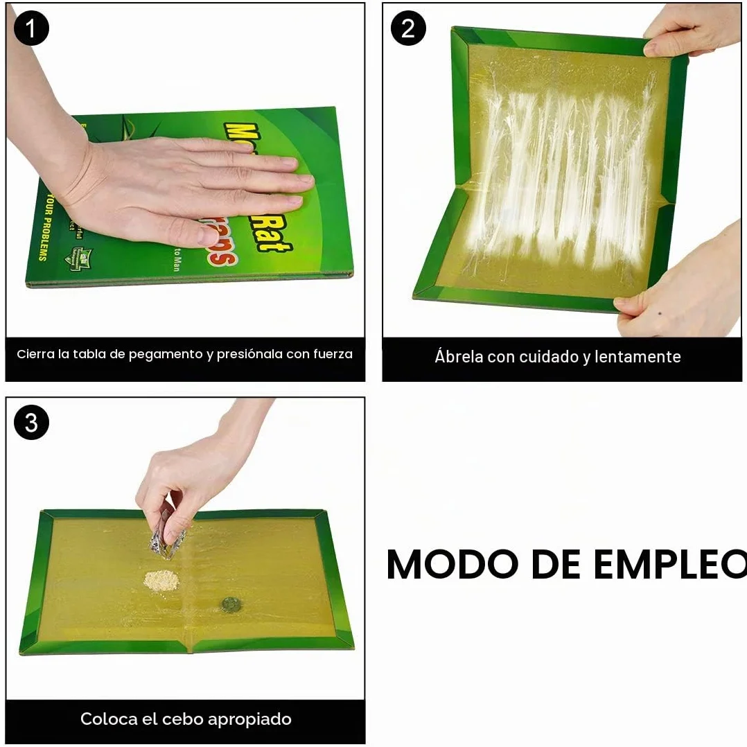 Trampas para Ratones 22 Piezas Pegamento Trampa Potente Grandes Ratones 【22 Piezas】