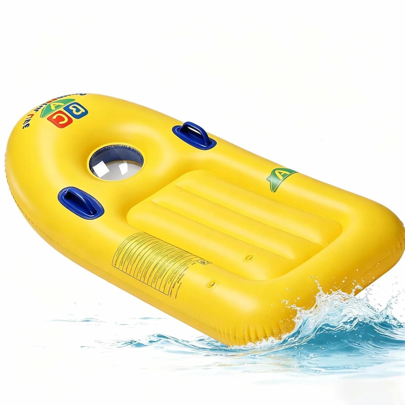 Inflatable Surf Board for Kids, Beach Pool Pool Bodyboard, Wave Rider Outdoor Gear