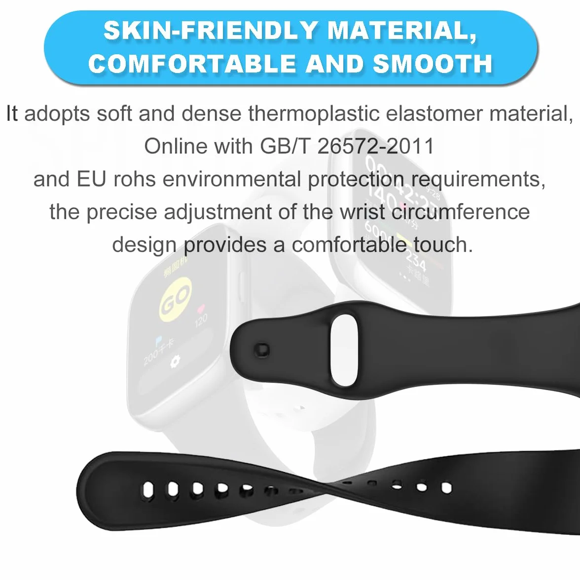 Pulseras Deportivas de Colores Compatibles con Redmi Watch 3 Active, Suaves y Transpirables Liberación Rápida (6 Piezas)