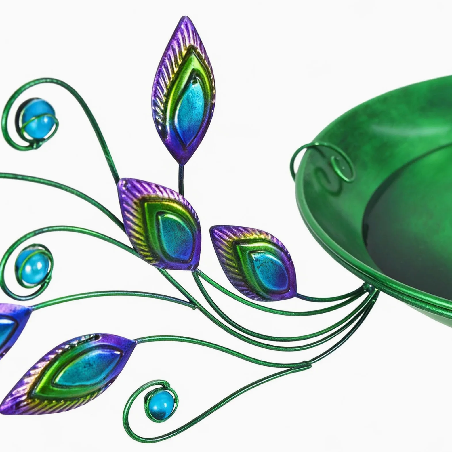 Bebedero para Pájaros Fabricados En Metal con Diseño De Animales | Bebedero de Jardín A Prueba de Óxido Para Balcón Terraza Patio Jardín Césped Decoración Colibríes y Estanque de