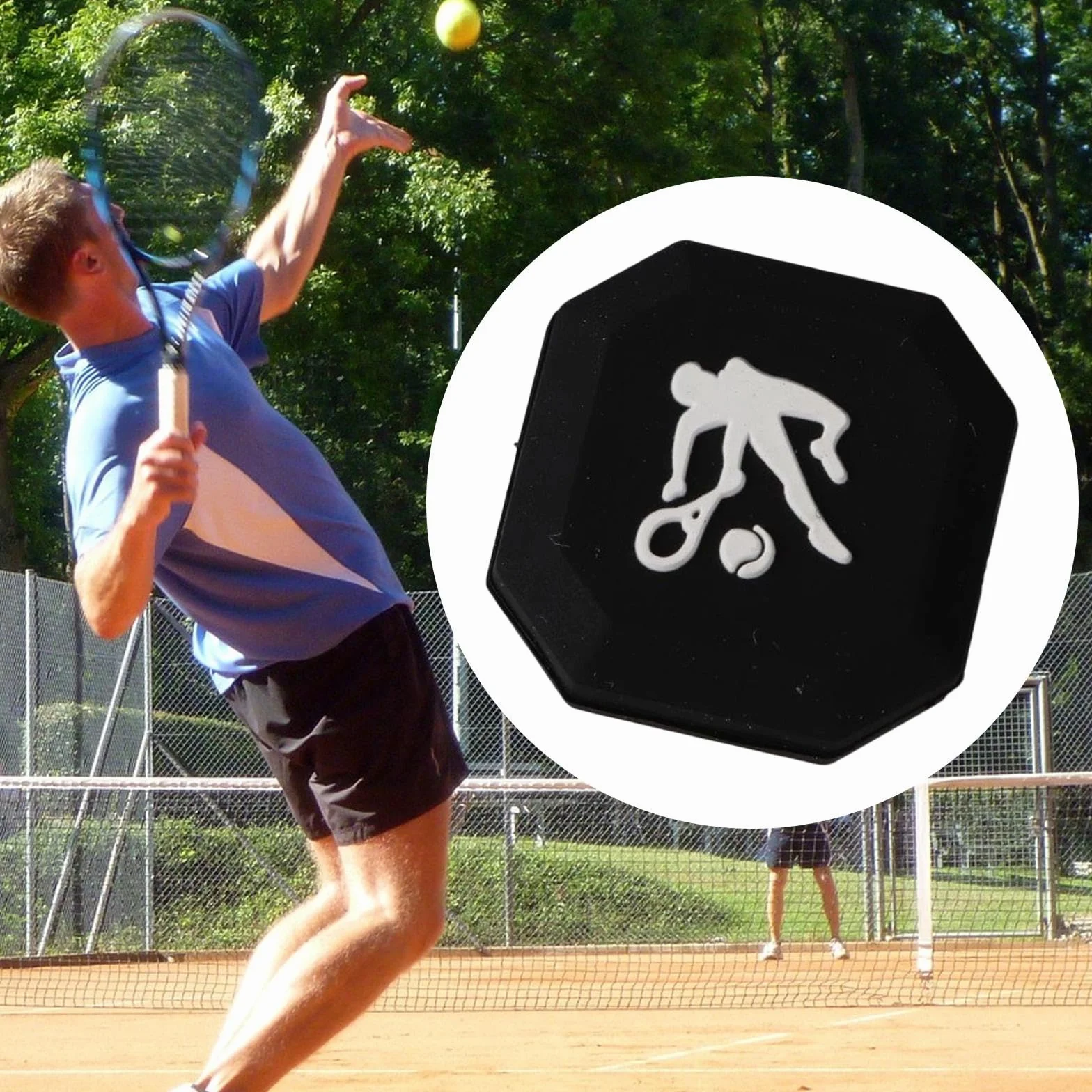 Amortiguador Antivibración Raqueta Tenis Silicona Reduce Vibración Mejora Experiencia