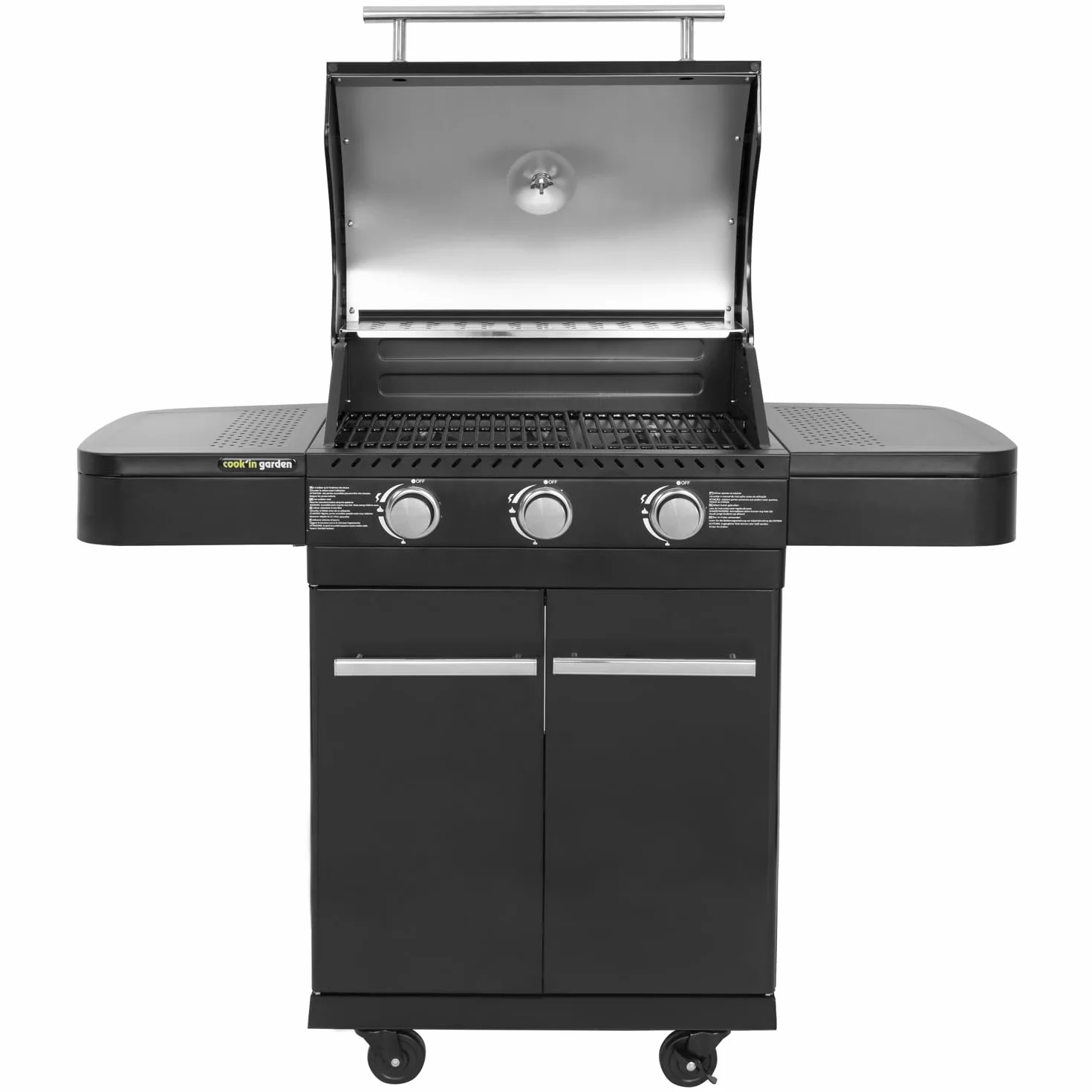 Cook'in Garden Happy Garden - Cocina Exterior Modular FYRA 10 Personas - 3 quemadores