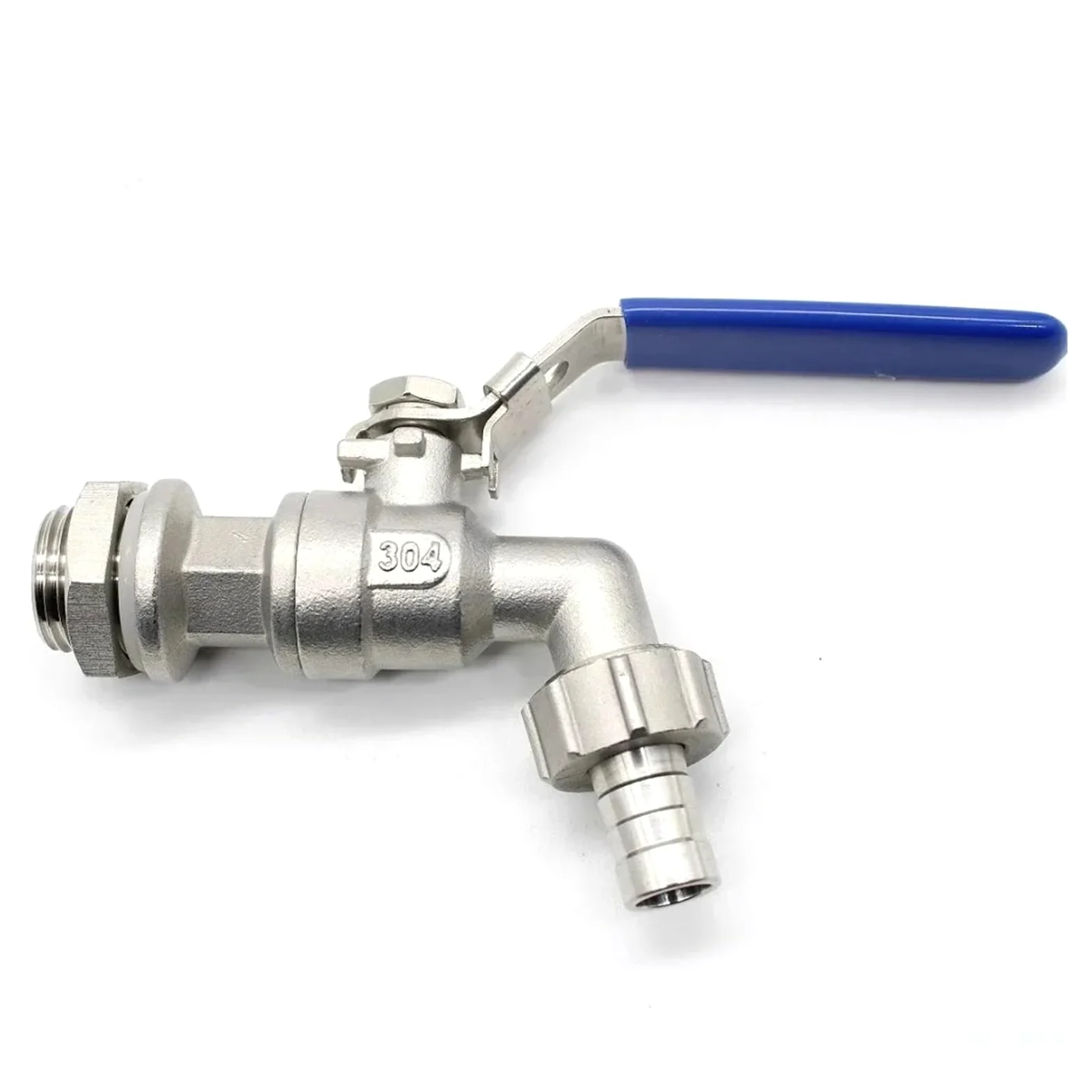 1/2 "3/4" 1 "macho a espiga for manguera válvula de bola de acero inoxidable 304 grifo de agua grifo hogar jardín anticongelante al aire libre(DN20 3l4 BSP)